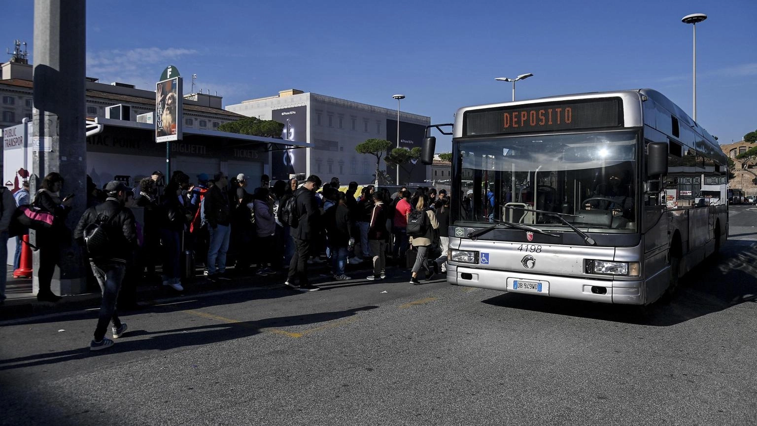 Sciopero di bus e tramvia (Foto d'archivio)