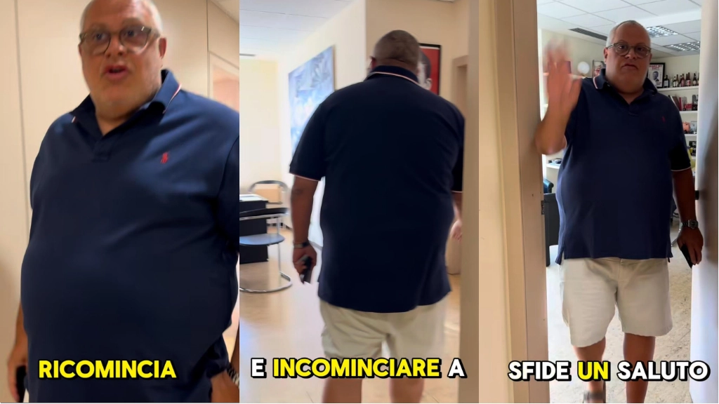 Alcuni frame del video di Michele Fioroni che ha scatenato la rabbia degli haters