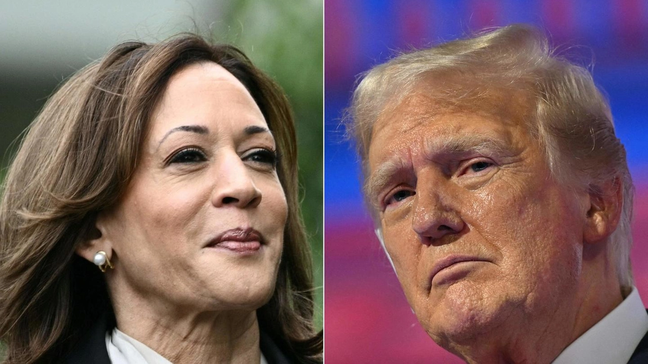 Kamala Harris e Donald Trump