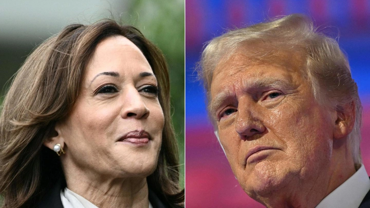 Kamala Harris e Donald Trump