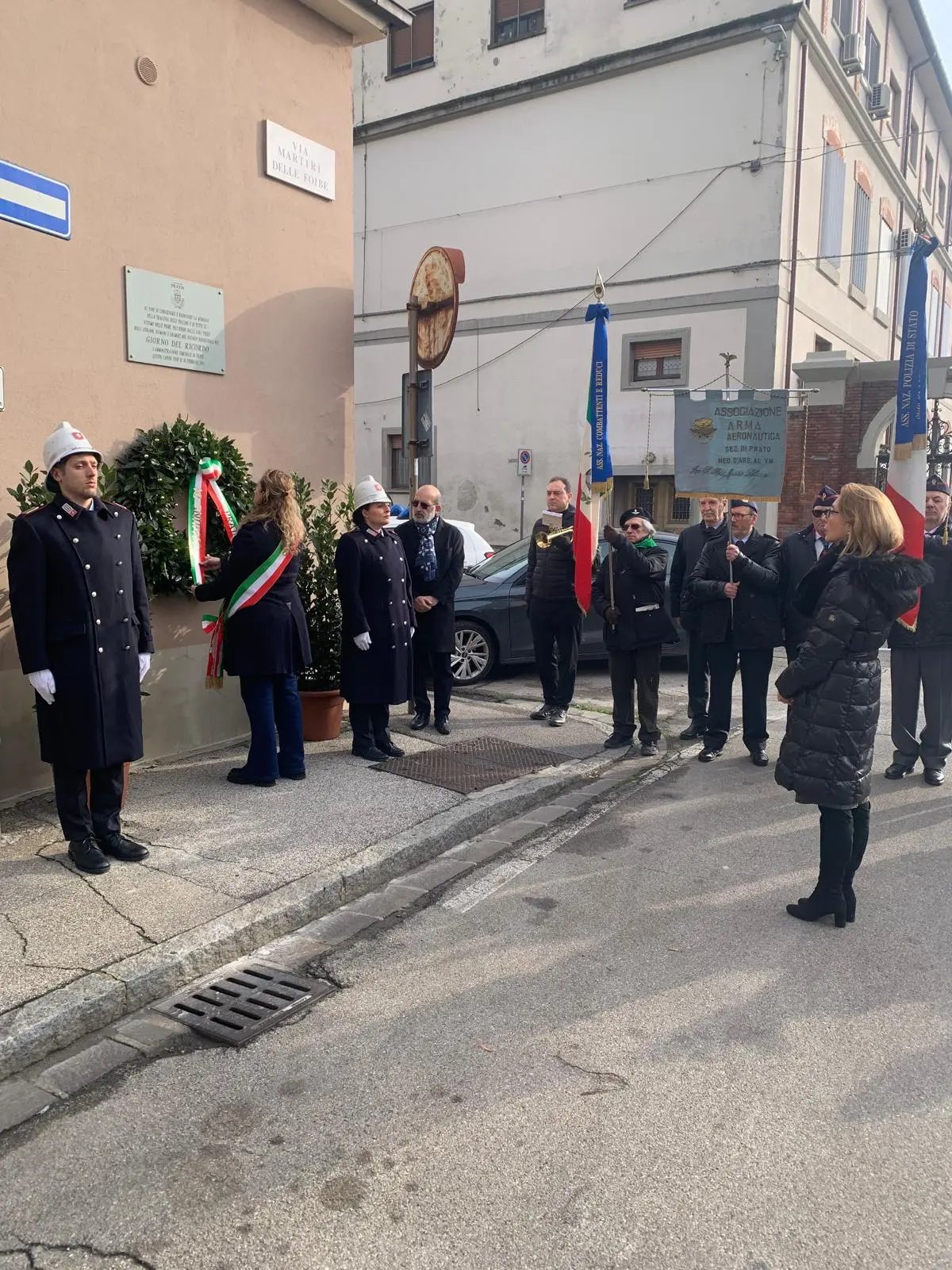 Foibe, la commemorazione a Prato. La sindaca Bugetti: “Memoria funzioni da anticorpo”