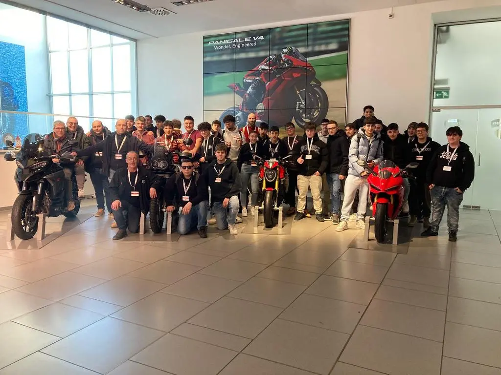 A lezione di motori al museo della Ducati