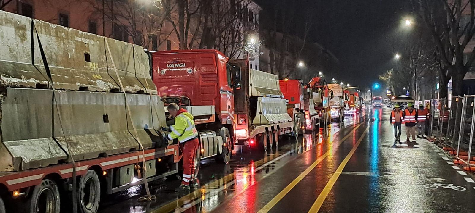 Il megacantiere della tramvia. Lavori lampo in viale Giannotti, ma è caos parcheggi