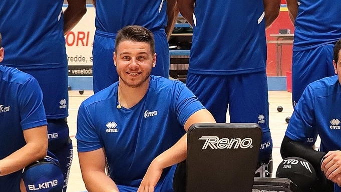 Stefano Zampoli in azzurro