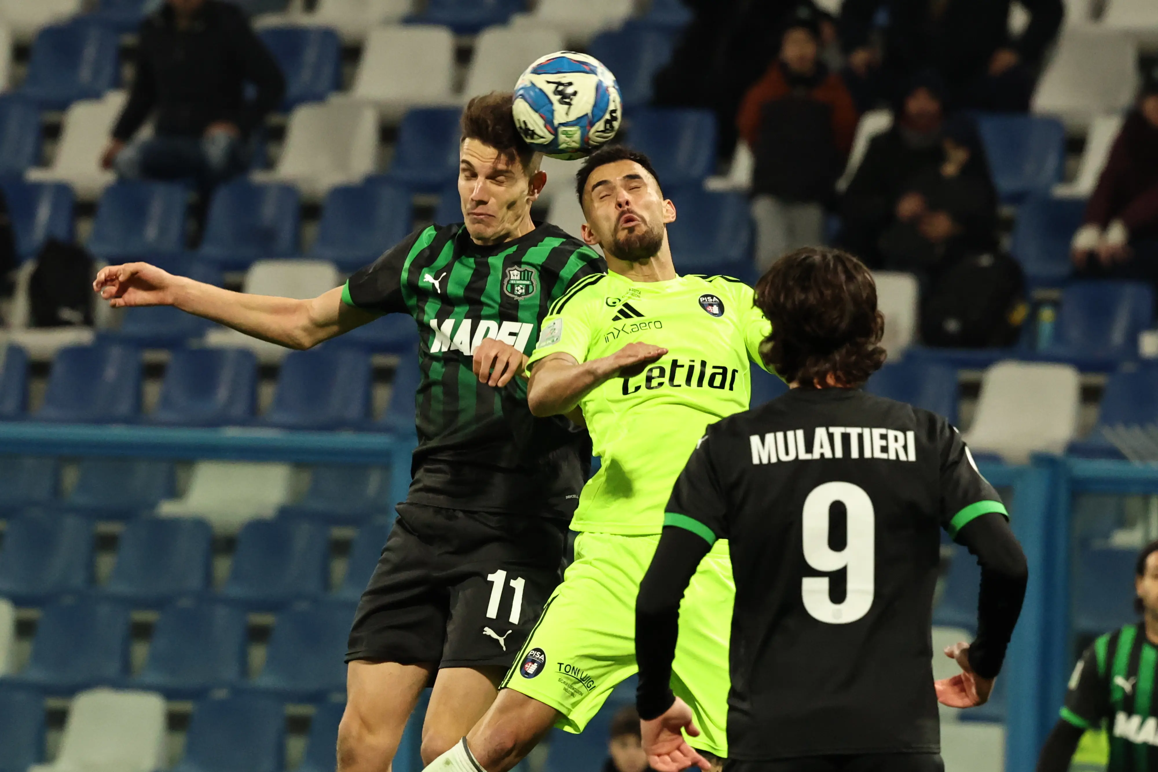 Sassuolo Pisa 1-0: Moro decide la partita. Nerazzurri, buona prova ma non basta