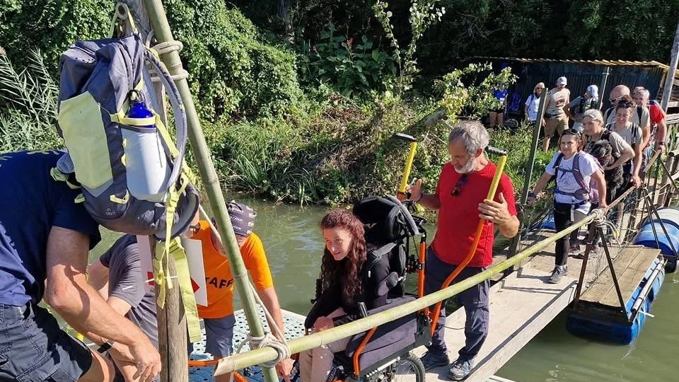 Sentieri di Felicità Odv organizza un corso. per la conduzione di ausili da trekking