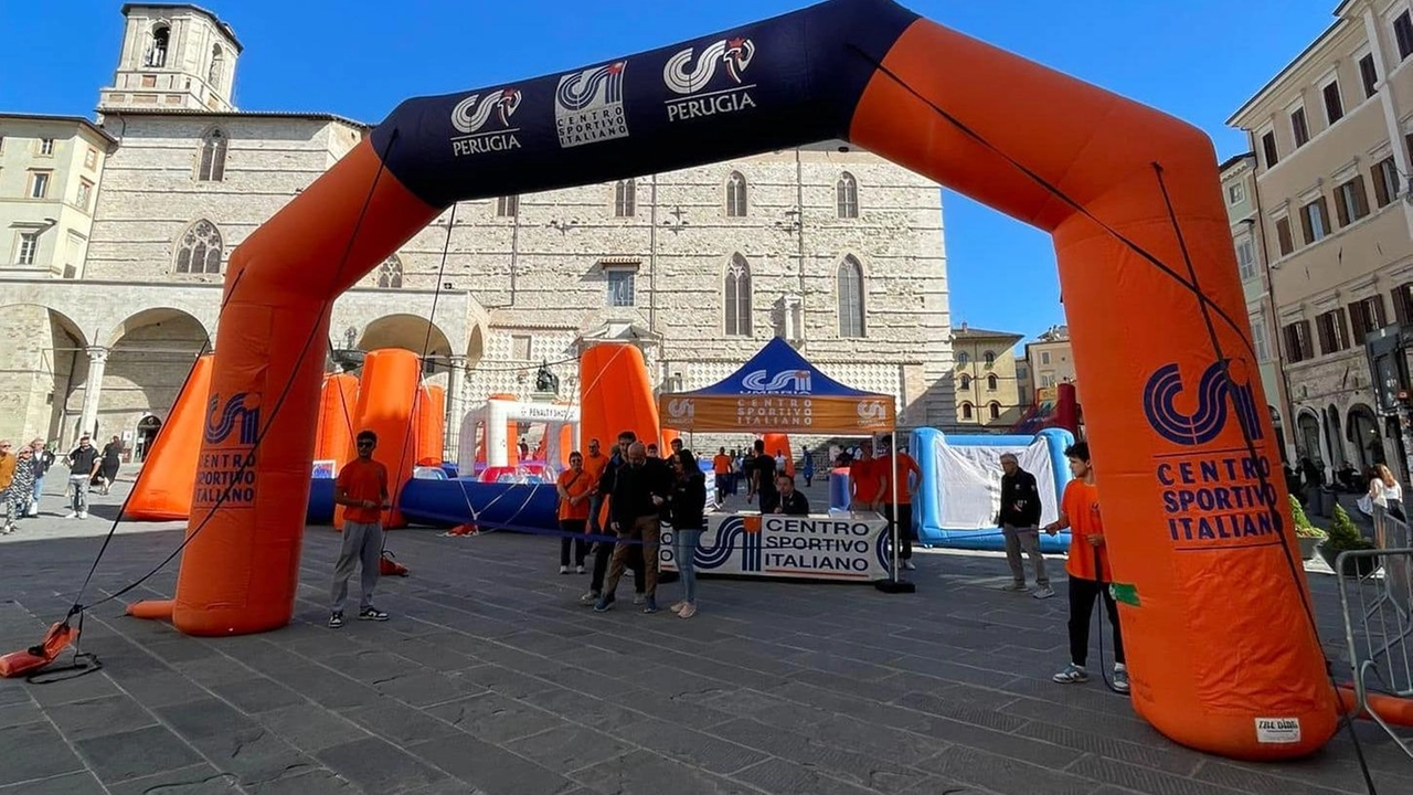 Il Villaggio dello Sport in piazza IV Novembre