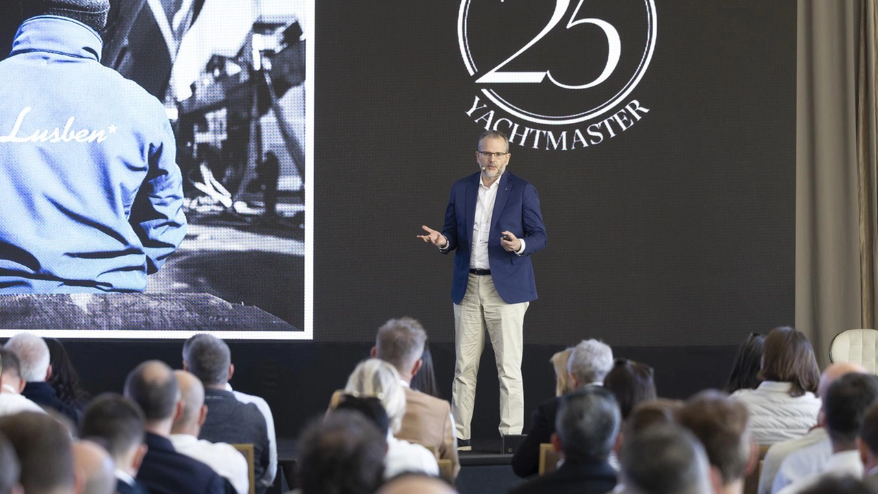 Fernando Pilli, direttore generale di Lusben, alle 25ª edizione dello Yachtmaster di Benetti tenuto a Marrakech