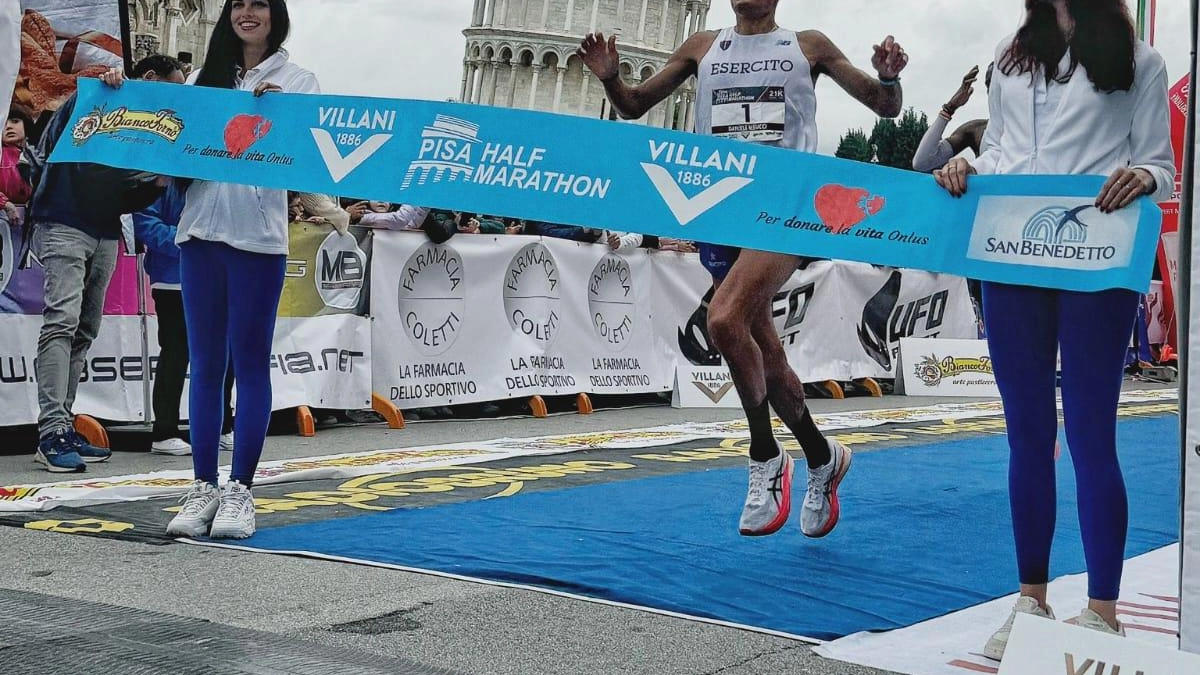 Il campione pisano Daniele Meucci si aggiudica la diciottesima edizione della Pisa Half Marathon