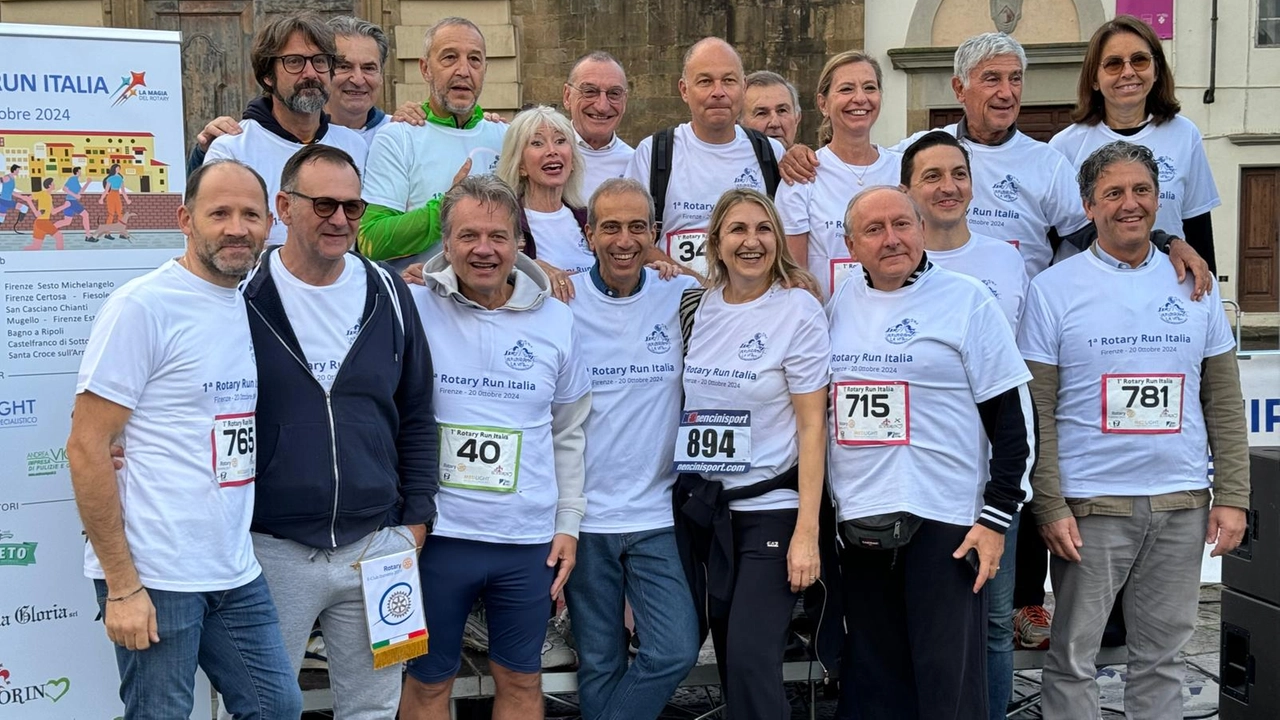 I Presidenti dei Club rotariani che hanno promosso la Rotary Run Italia