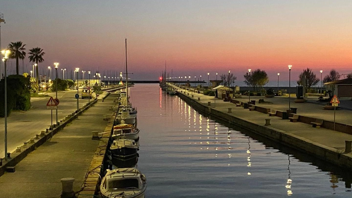 Una veduta del canale Burlamacco