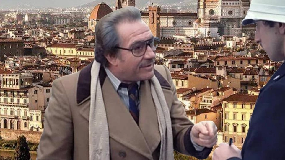 Tognazzi e il vigile urbano, una delle leggendarie supercazzole del fim «Amici Miei» di Monicelli