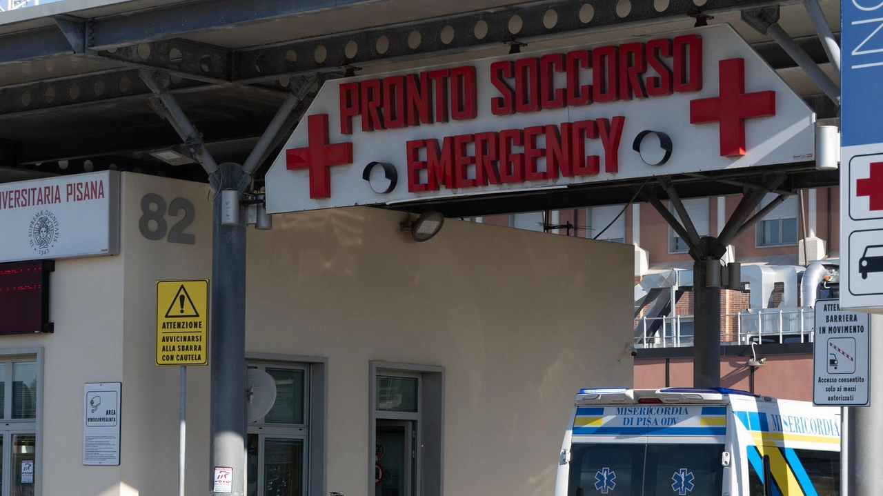 L’ingresso del Pronto Soccorso di Cisanello (Foto Del Punta/Valtriani)