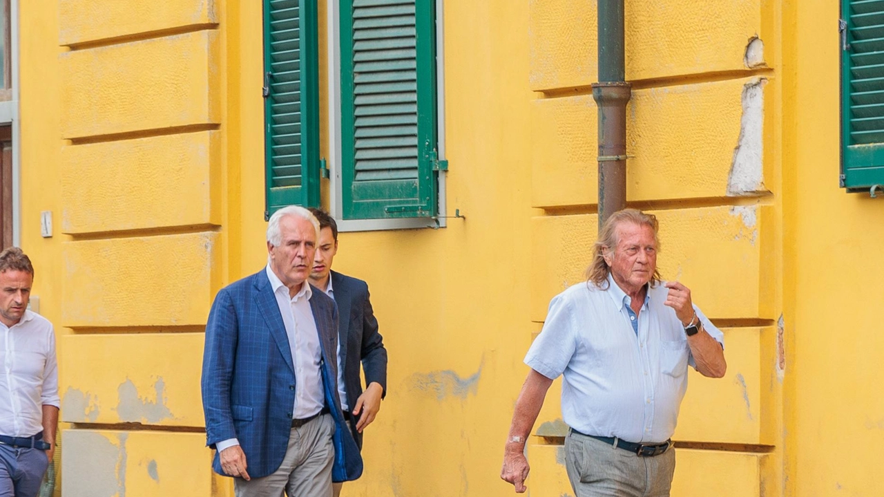 Il presidente della Regione Eugenio Giani e il presidente del Parco Lorenzo Bani