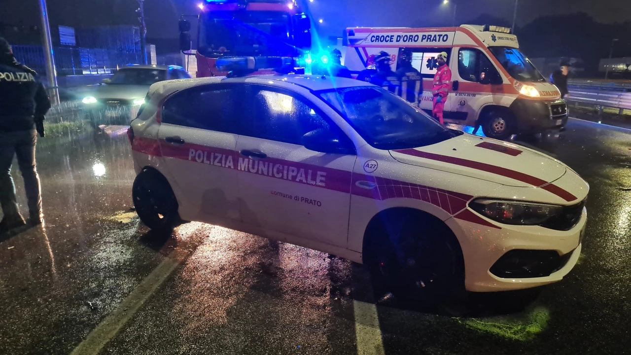 L'auto della Polizia Municipale