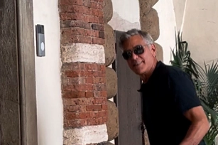Gerge Clooney a Pitigliano nella mattina del 24 maggio