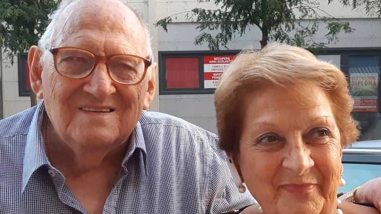 Eva Crescitelli con il suo amato Giancarlo Innocenti, imprenditore. deceduto nel 2018