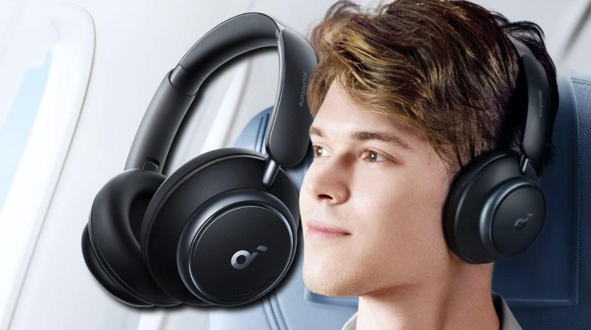 Cuffie Bluetooth con Cancellazione Attiva del Rumore: le Soundcore Space Q45 oggi costano meno