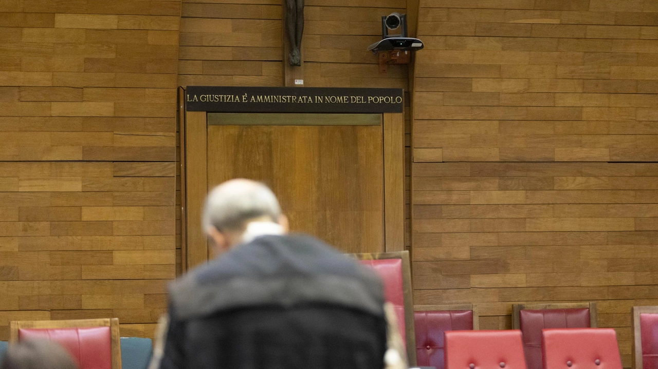 Un’aula del Tribunale di Pisa in piazza della Repubblica, foto Del Punta per Valtriani