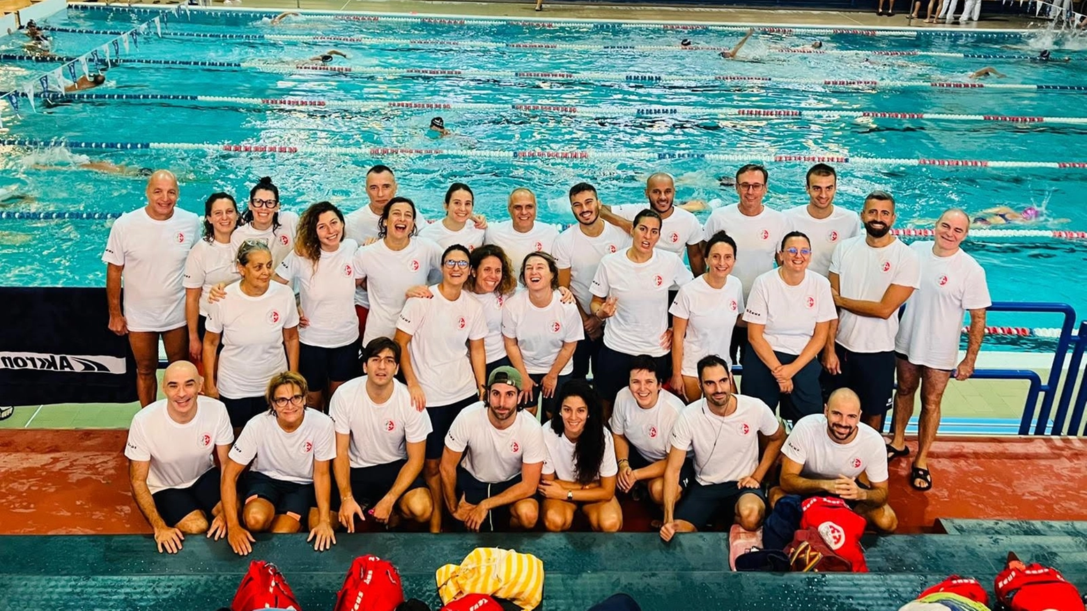 La squadra di nuoto dell'Ateneo pisano