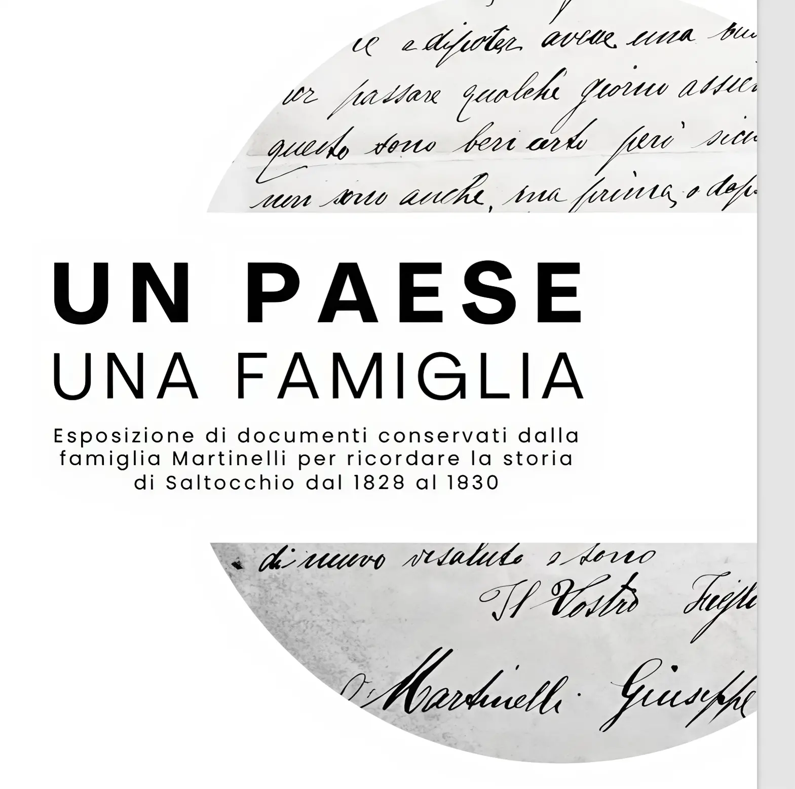 “Un paese, una famiglia“. La storia di Saltocchio nei vecchi documenti