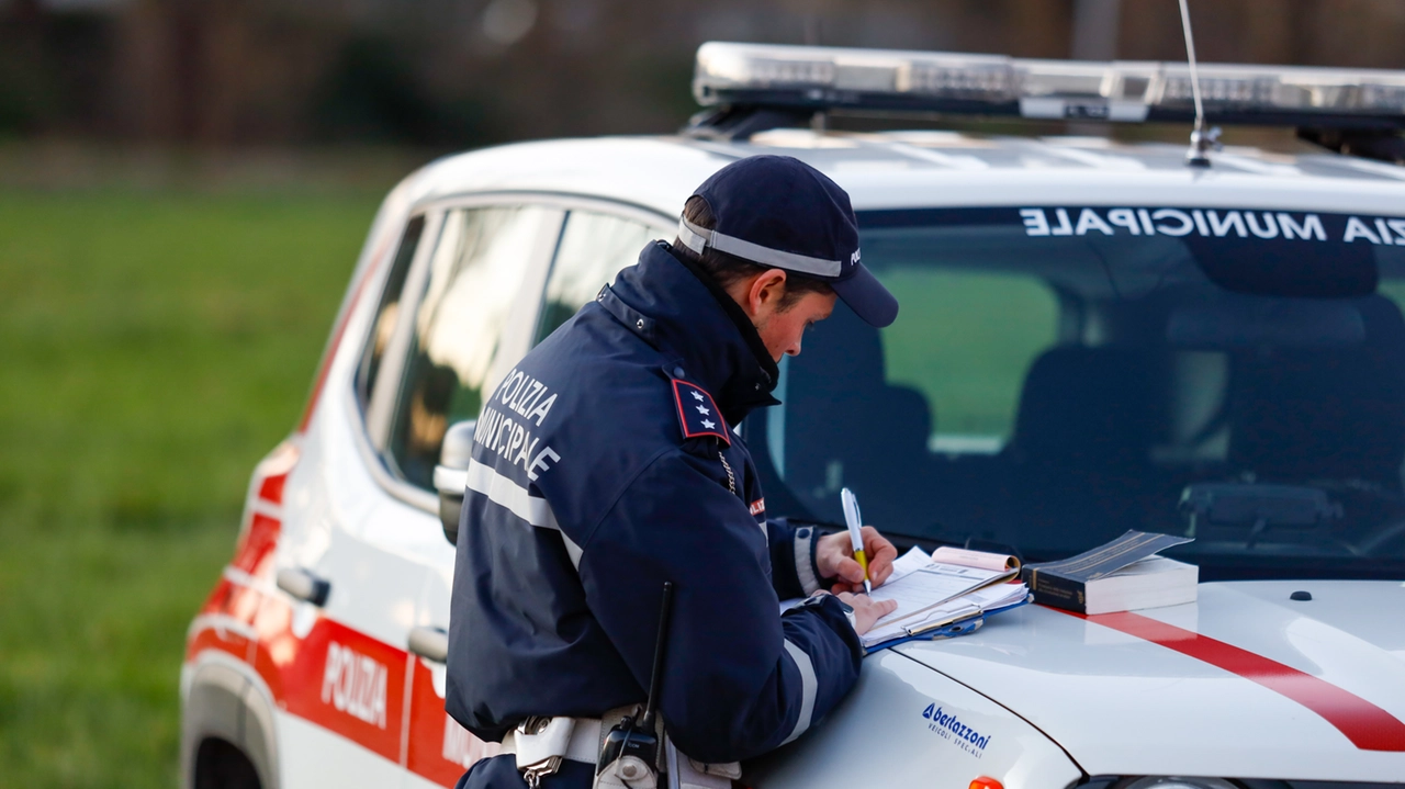 E' intervenuta la polizia municipale (Germogli)