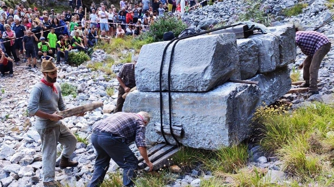 Torna la lizzatura del marmo. Rievocazione storica a Resceto