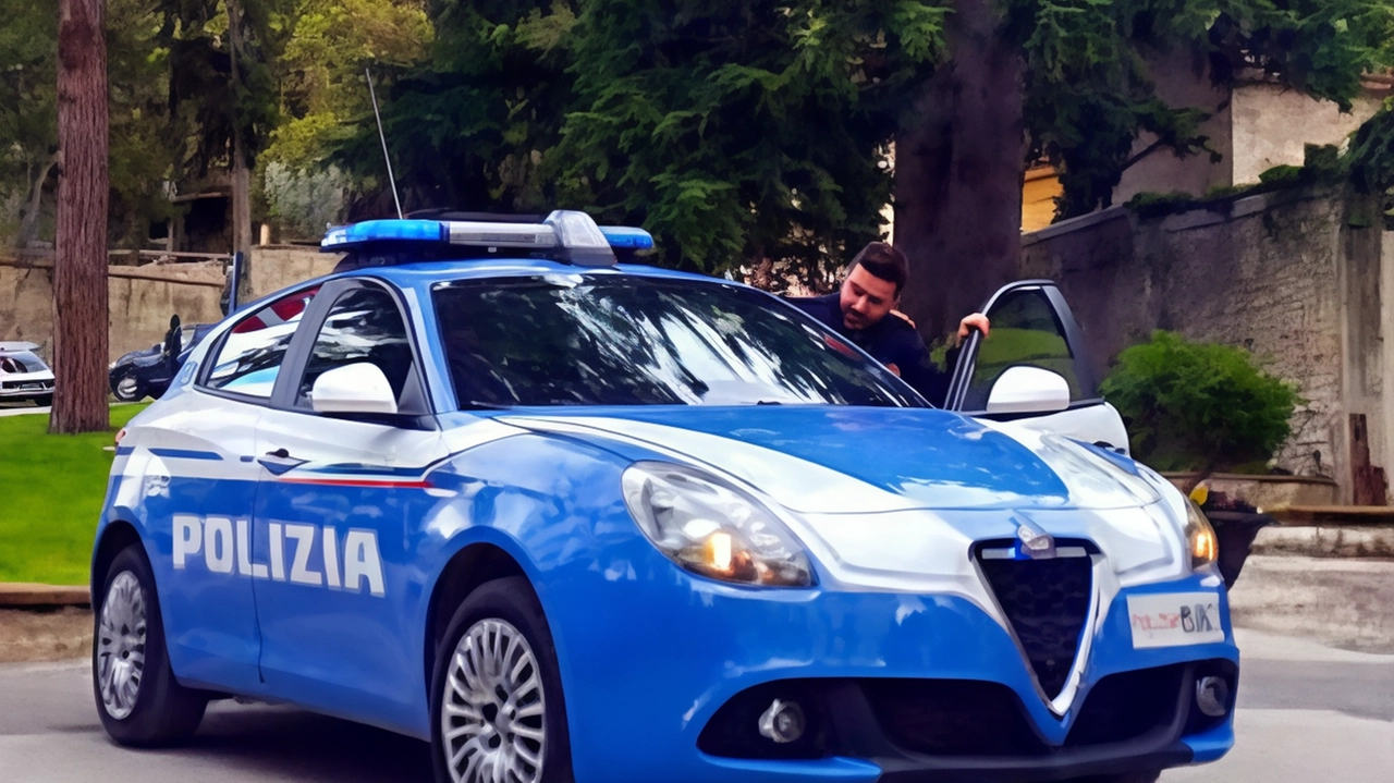 Intervento della polizia al parco di via Rubicone