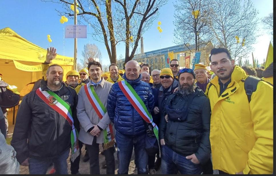 Sansepolcro presente alla manifestazione di Coldiretti a Parma