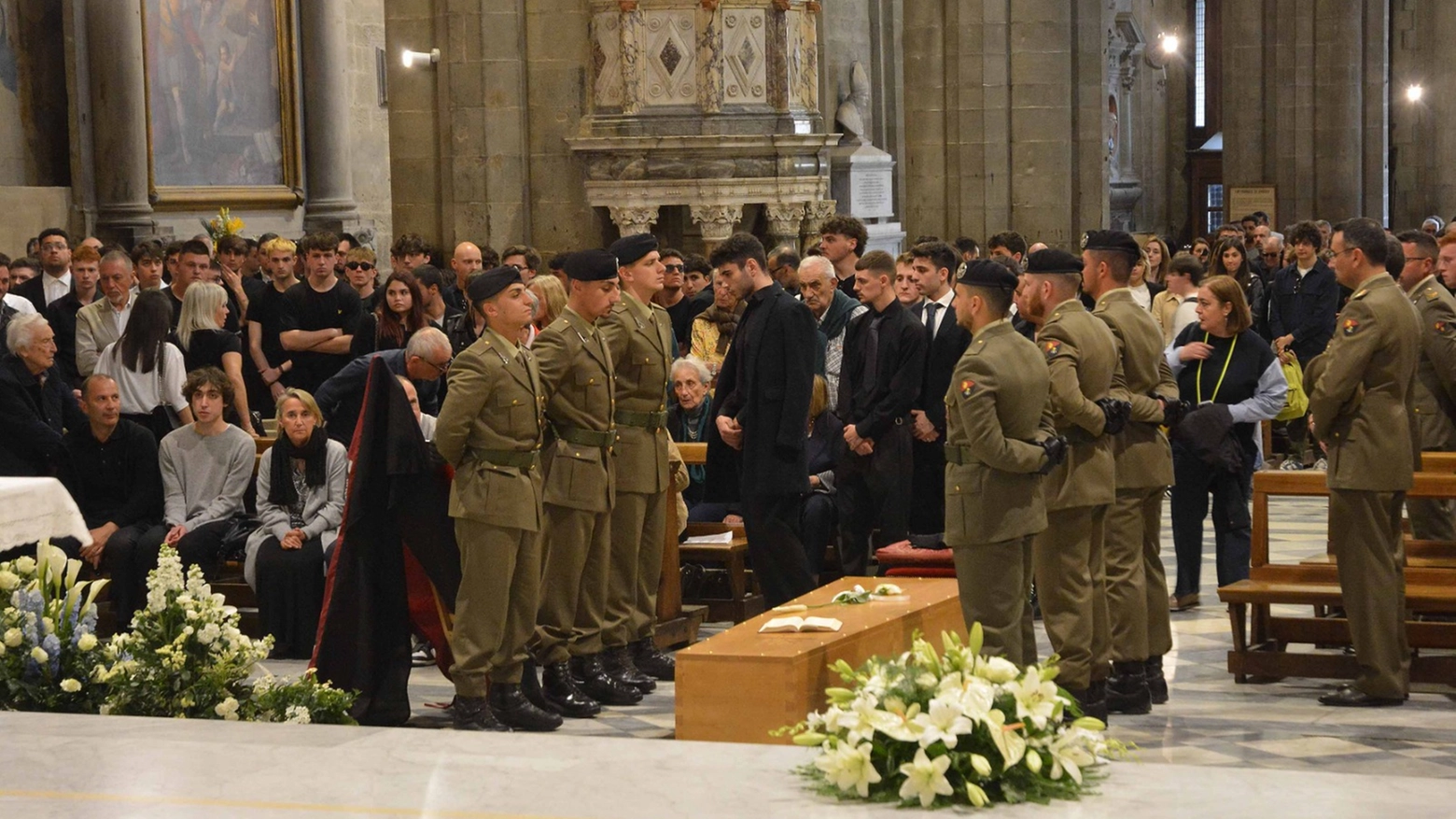Il funerale di Paolo Berbeglia (Foto Falsetti)