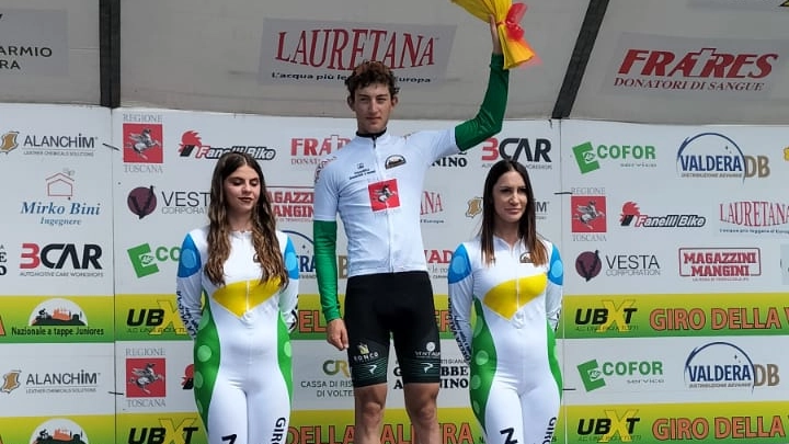Il vincitore del Giro della Valdera 2024 Andrea Montagner