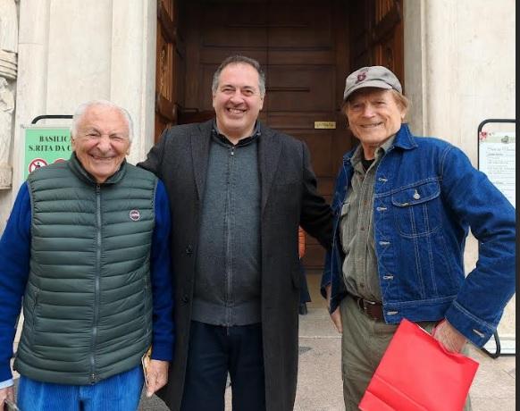 Mogol e Terence Hill fanno tappa a Cascia: amicizia e spiritualità nel segno di Santa Rita