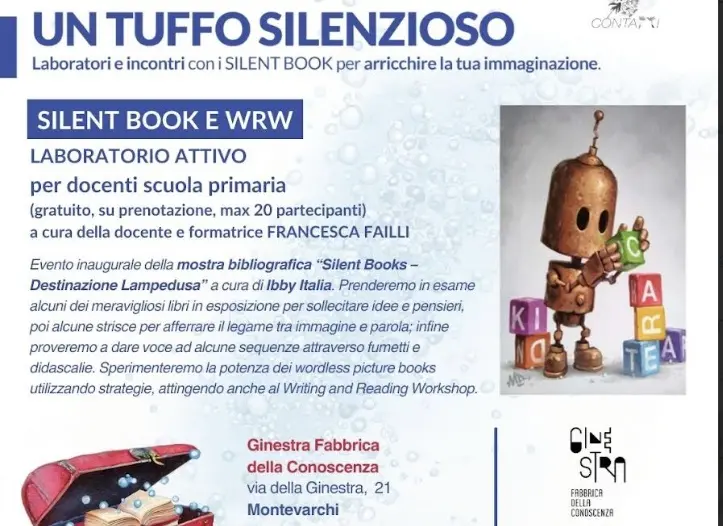 Silent Books alla biblioteca della Ginestra Fabbrica della Conoscenza