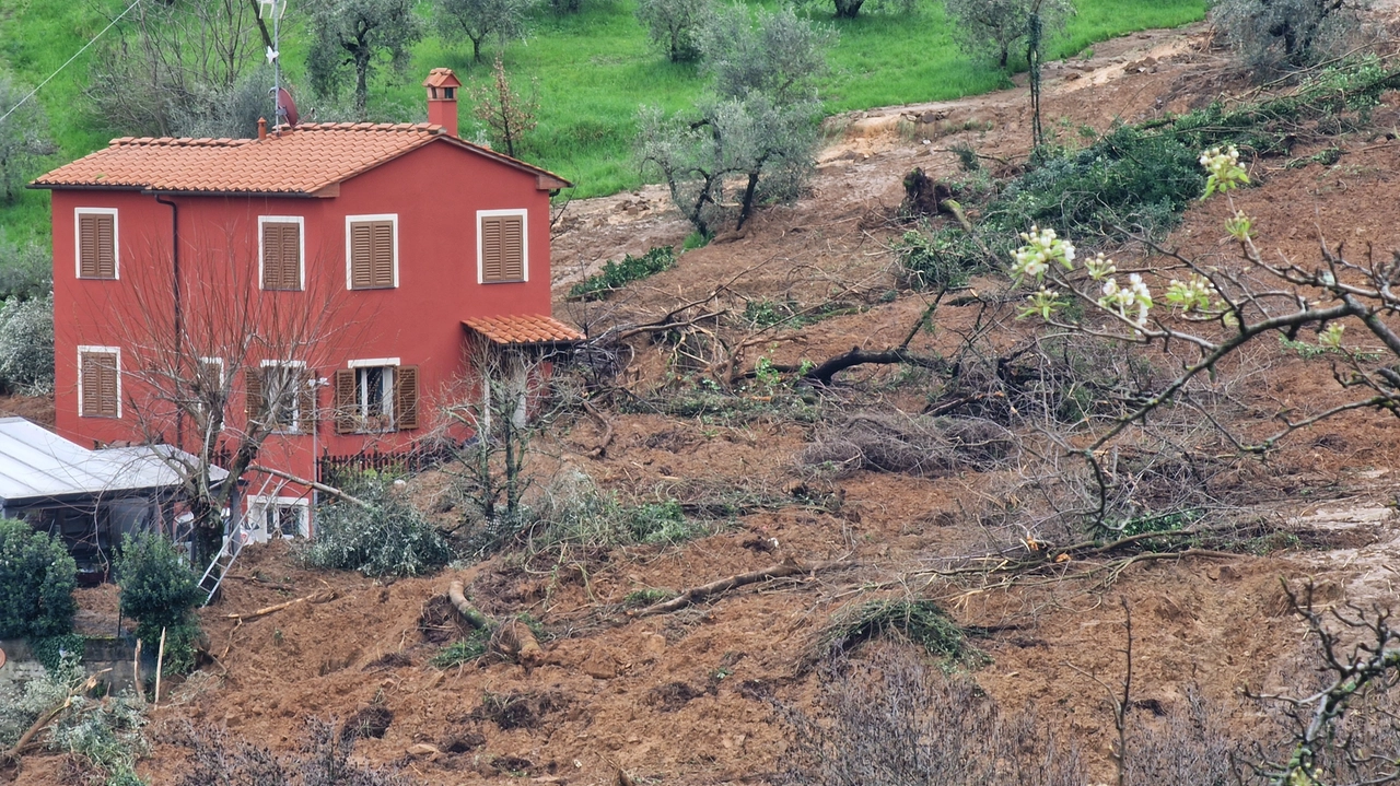 Diverse frane in provincia di Pistoia