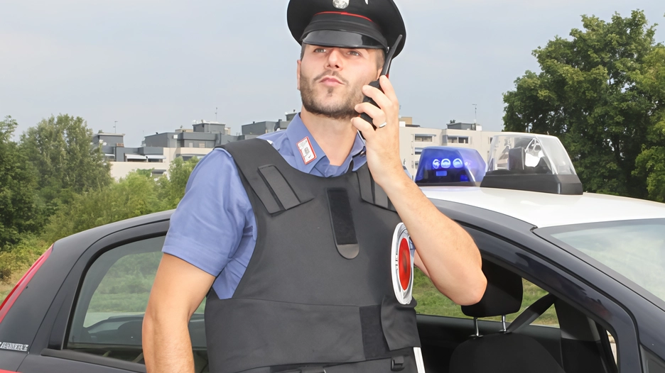 Carabinieri ad un controllo