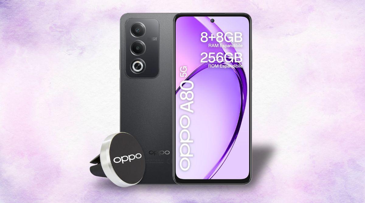 Crolla di 80€ il prezzo per OPPO A80, lo smartphone top di gamma in fascia bassa che trovi su Amazon