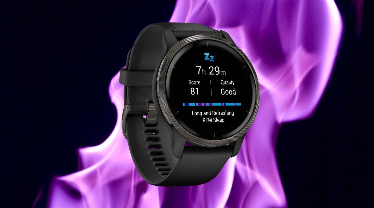 Garmin Venu 2 con autonomia di 11 giorni e 25 profili sport al 50% è un affare