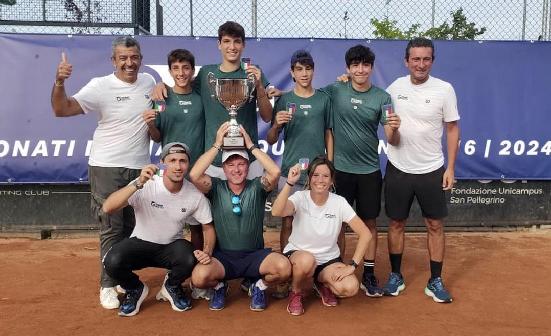 Il Tennis Giotto è campione d’Italia con le squadre maschili Under14 e Under16