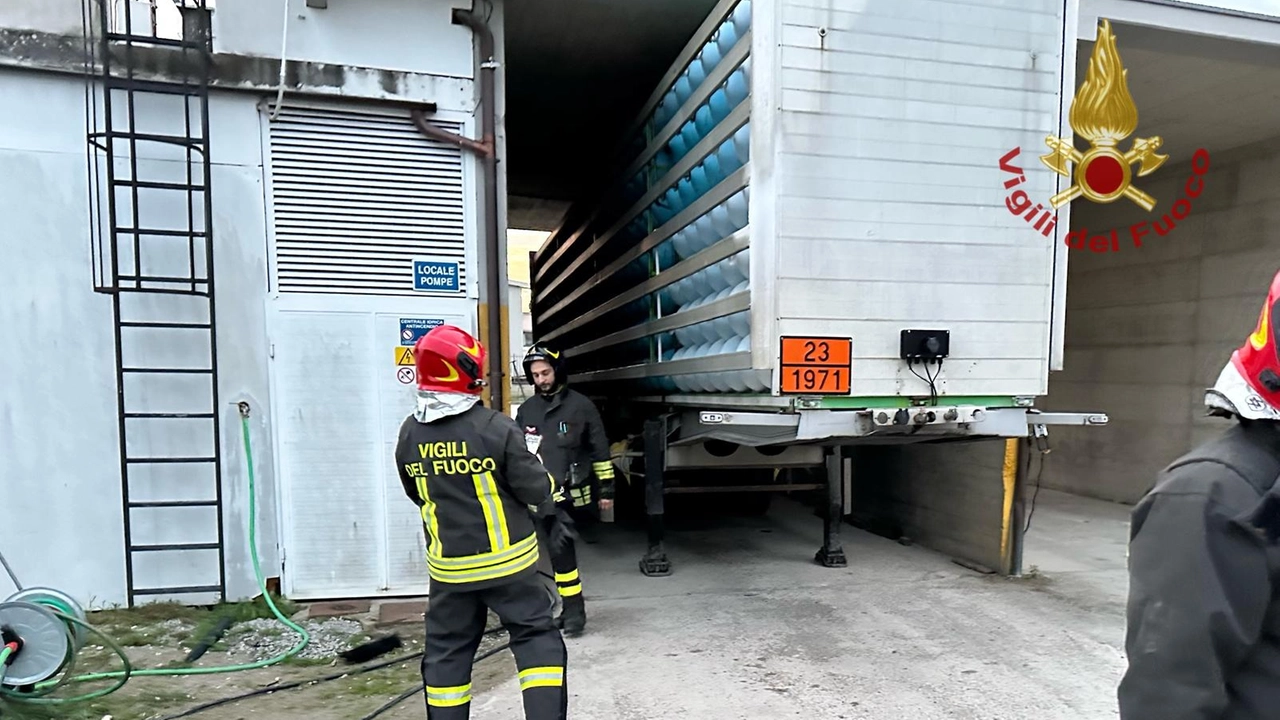 Vigili del Fuoco in azione a Le Farniole Foiano della Chiana