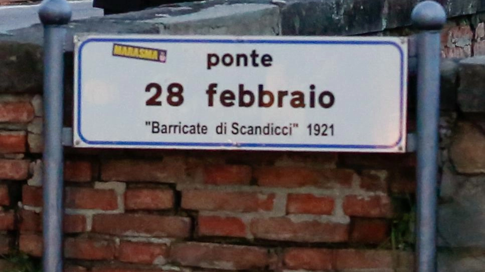 Il Ponte ’28 Febbraio 1921’ è dedicato alle Barricate di Scandicci