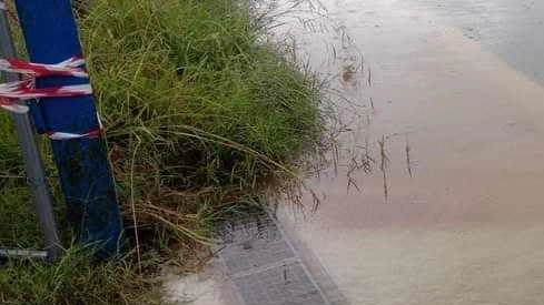 Invaso lo stadio di Casalguidi: "Temporale come una bomba"