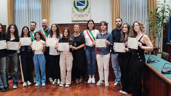 Tutti i centisti premiati a Cascina