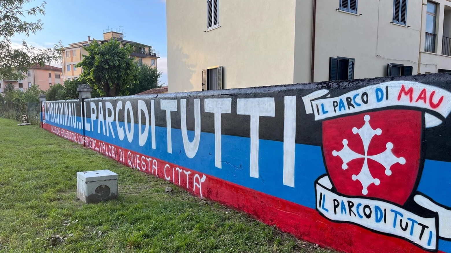 Umo striscione dei tifosi