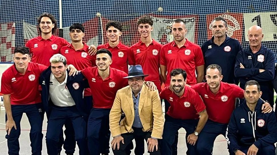 La squadra del Cp Grosseto che milita in serie A1 durante la presentazione ufficiale avvenuta giovedì