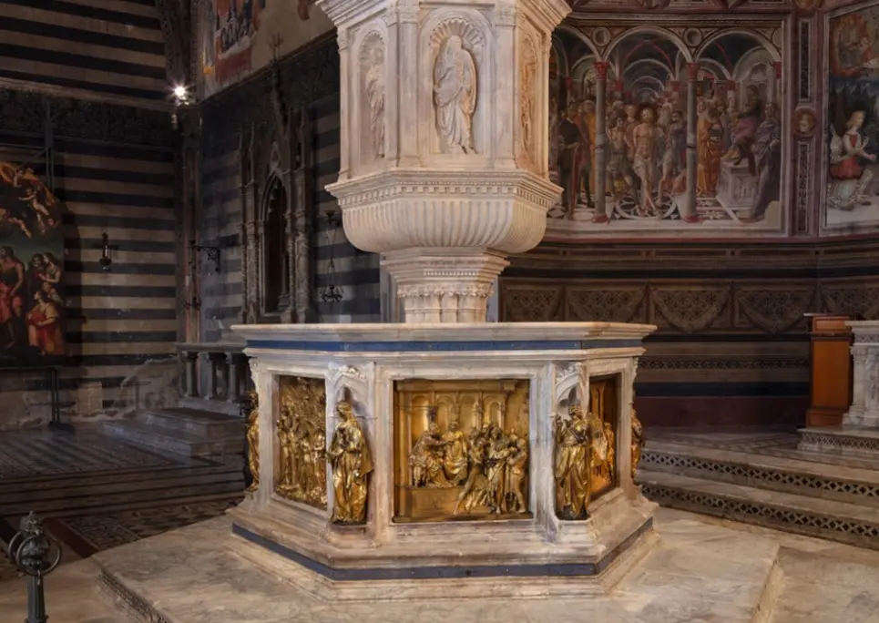 Siena, un convegno racconta il restauro del Fonte battesimale del Duomo