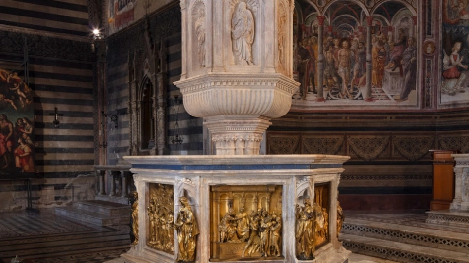 Fonte battesimale del Duomo di Siena