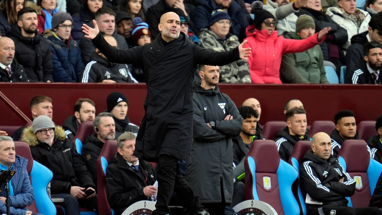 La crisi senza fine del City: Guardiola ko anche con l’Aston Villa