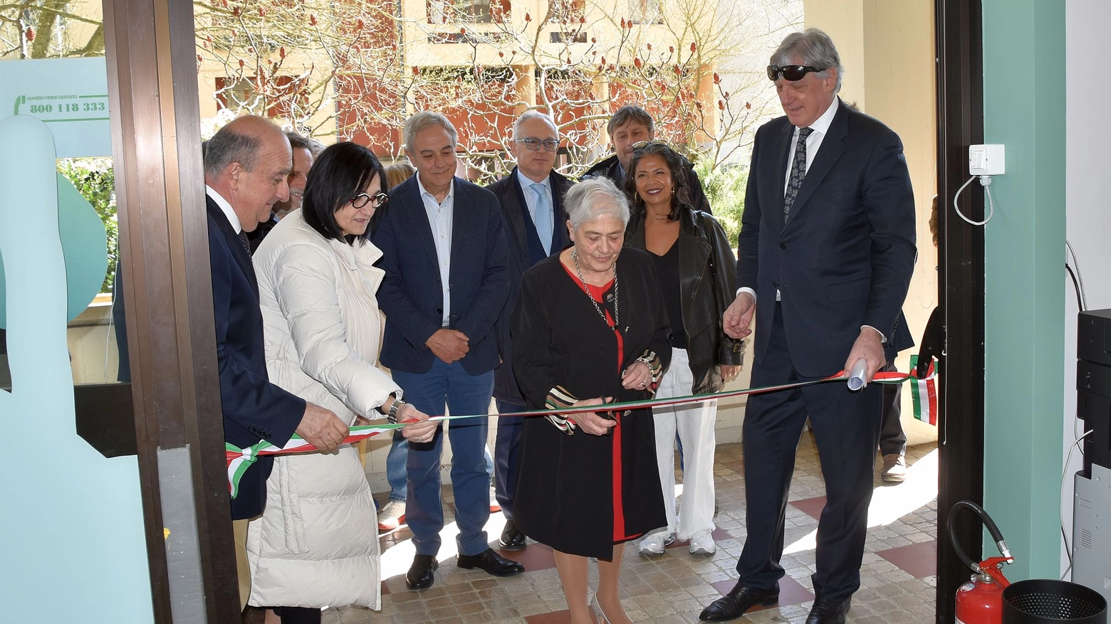 L'inaugurazione dell'ambulatorio