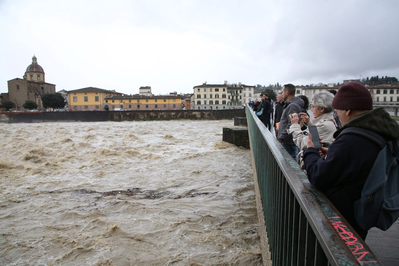 La furia dell’acqua a Firenze