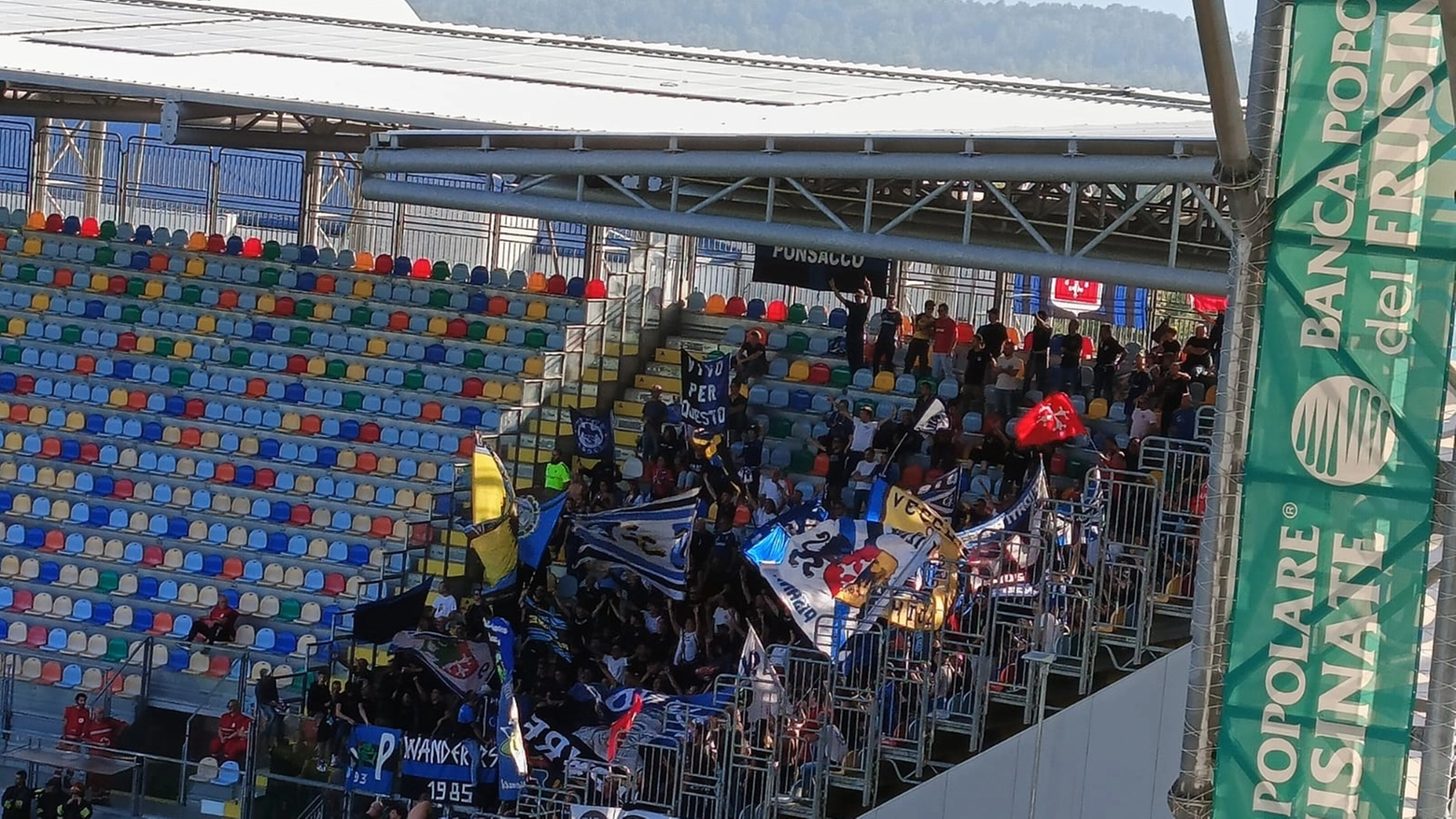 I tifosi nerazzurri a Frosinone